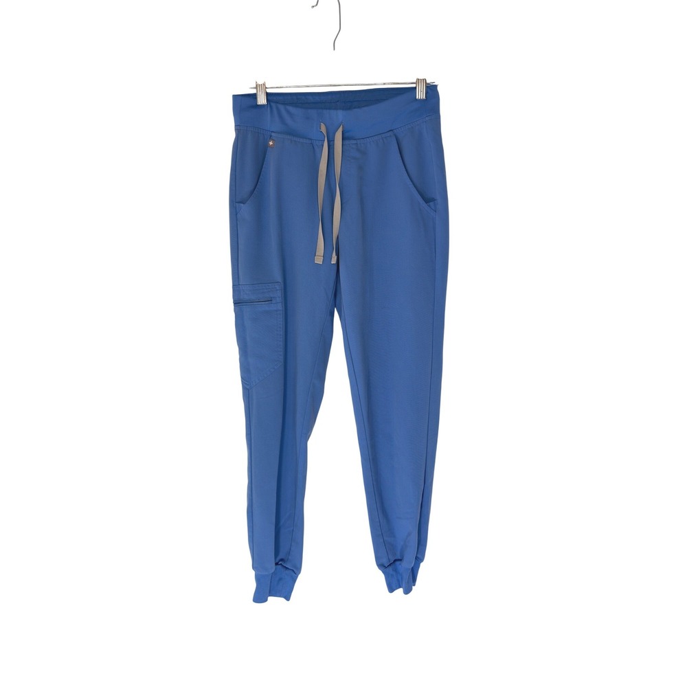 Figs Women's Ceil Blue Zamora Jogger Scrub Pants Medical Nursing Hospital XS